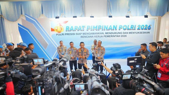 Momen Kapolri Jenderal Sigit Prabowo Buka Rapim Polri 2026, Siap Sukseskan Rencana Kerja Pemerintah